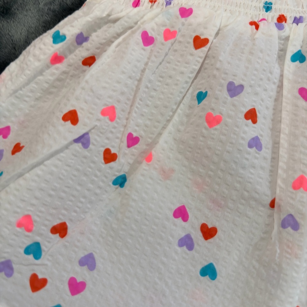 Cat & Jack Heart Print Blouse - Picture 3 of 4